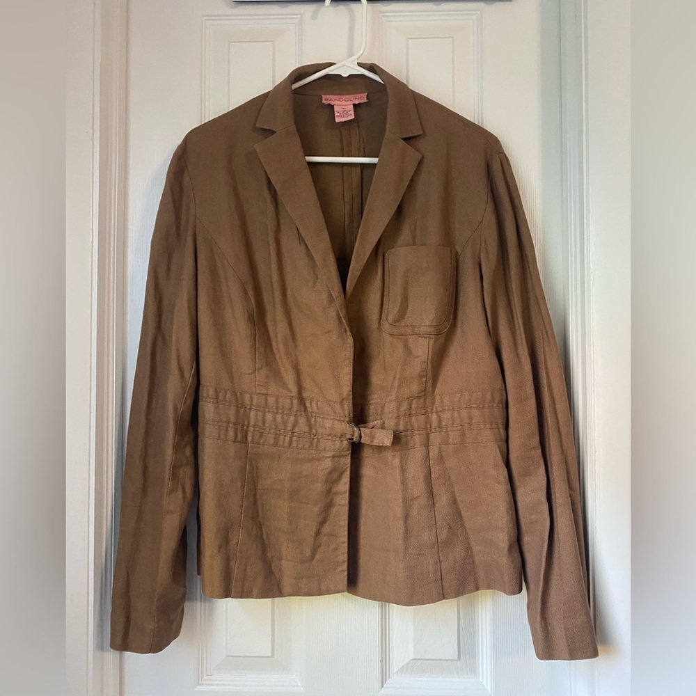 Vintage Bandolino brown blazer jacket, size 10​​​​